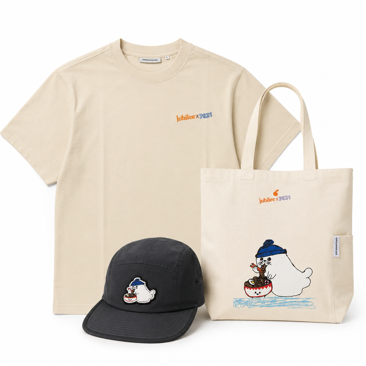 Jubilee x PS31 T-Shirt & Camper Hat Set