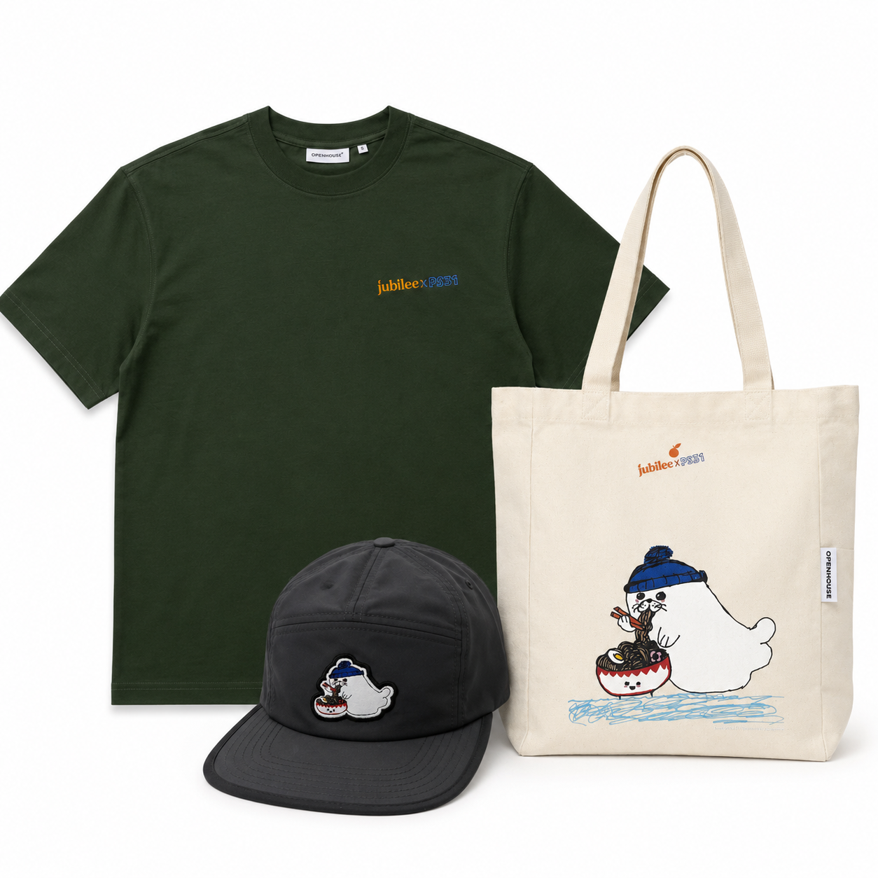 Jubilee x PS31 T-Shirt & Camper Hat Set